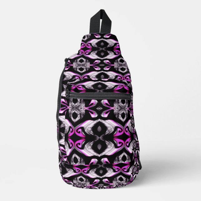 Goth Girl Magic Lilac Shadow Sling Bag (Front)
