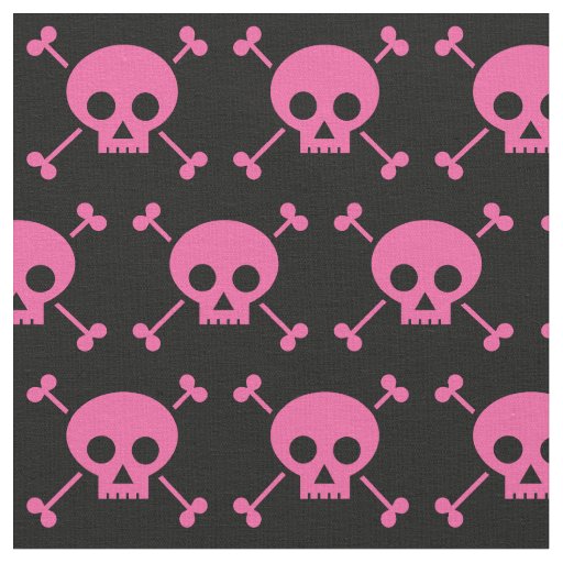 pink skull and crossbones wallpaper