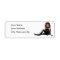 Goth Girl Return Address Labels