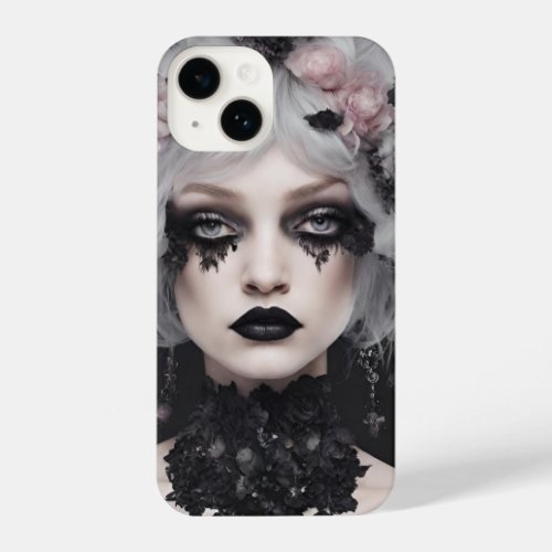 Goth Girl Spooky Witchy  iPhone 14 Case