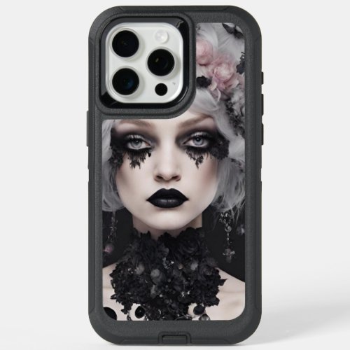 Goth Girl Spooky Witchy  iPhone 15 Pro Max Case