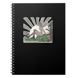 Goth Girl Whimsigoth Fairy Oversized Notebook