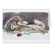 Goth Girl with Rose (Front Horizontal)