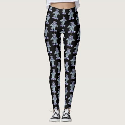 Goth Gothic Dark Unicorn UNIQUE-CORN Leggings