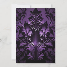Goth Gothic Design Black & Purple