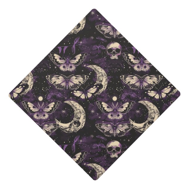  Goth Graduation Cap Topper (Front)