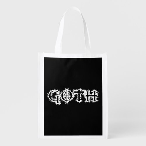 Goth Grocery Bag