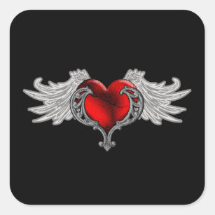 Heart red heart' Sticker