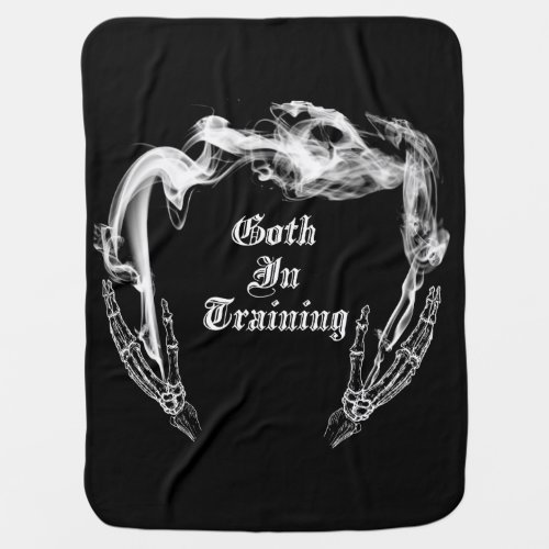Goth in Training _ Goth Baby Clothes Swaddle Blanket