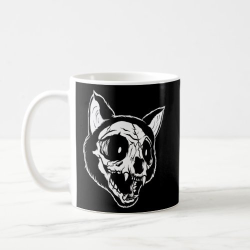 Goth Kitty Kitten Death Metal Emo Punk Gothic Cat  Coffee Mug