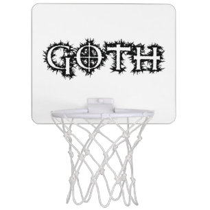 Goth Mini Basketball Hoop