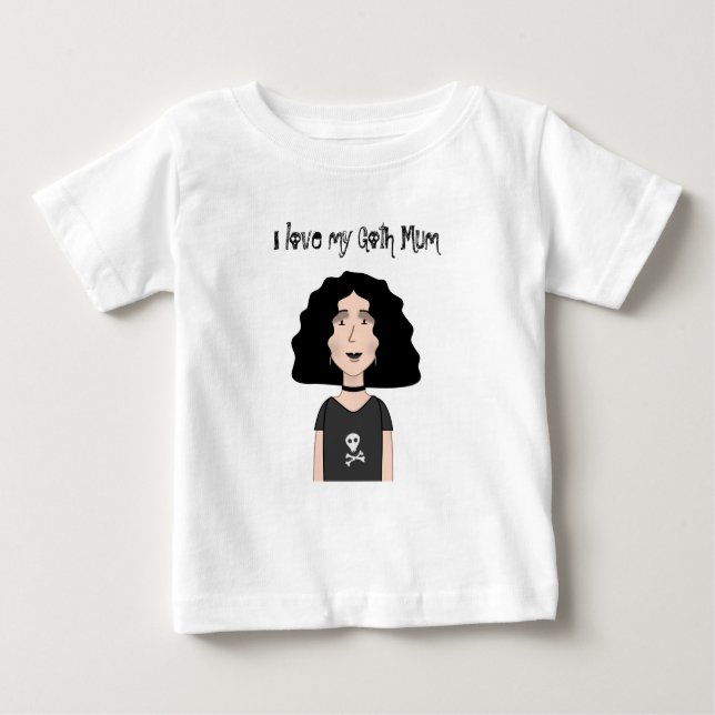 Goth Mom Baby T-Shirt (Front)