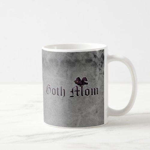 Goth Mom with Raven Coffee Mug