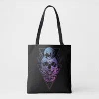 Moth Tote Bag Witchy Goth Purse Horror Handbag Spooky 