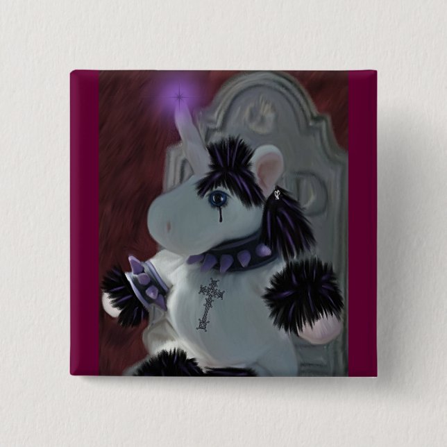 Goth Mystic Button (Front)