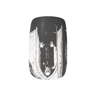 Goth Nail Wrap - Nosferatu (1922) Nail Art