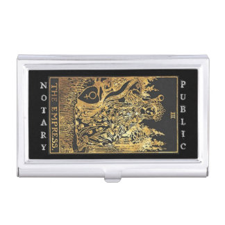Goth Notary Public Card Case
