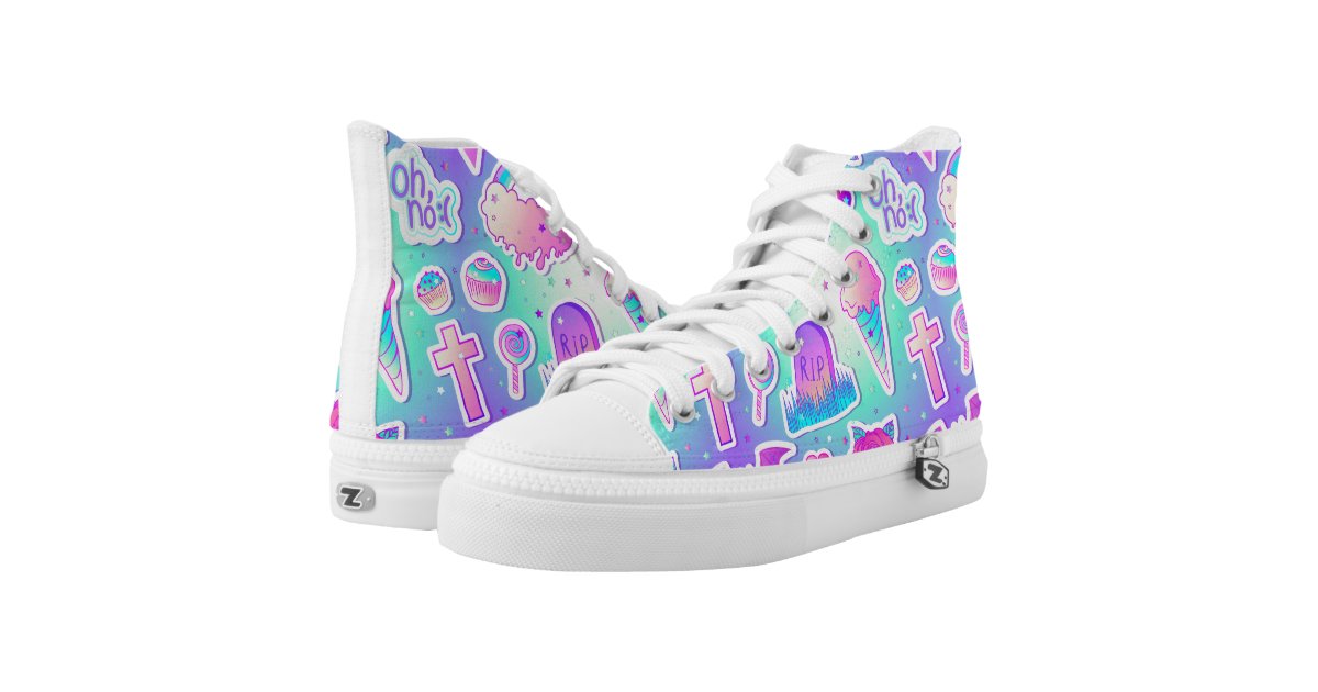 Goth Pastel High Tops Zazzle
