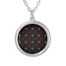 Goth Pattern Pendant Necklace