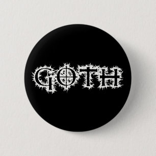 Goth Pinback Button
