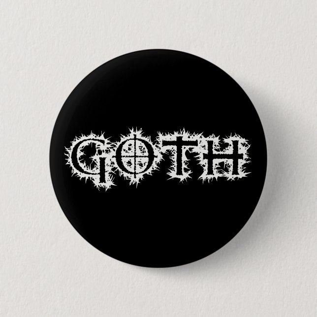 Goth Pinback Button (Front)