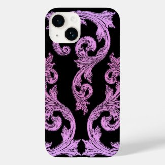 Goth Pink and Black Elegant Design