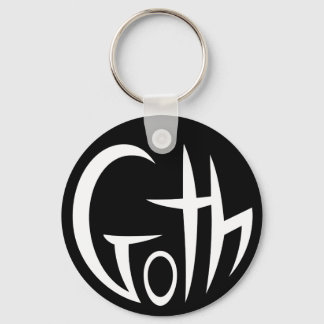 Goth (Pointed Lettering) Keychain