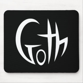 Goth (Pointed Lettering) Mouse Pad