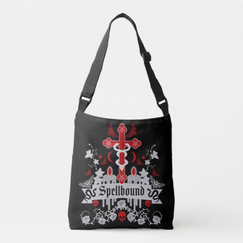 Goth Post Punk Fashion Crossbody Bag