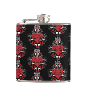 Goth Post Punk Fashion Flask