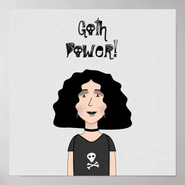 Power Goth Goth Power Poster | Zazzle