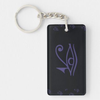 GOTH PRIDE FLAG KEYCHAIN