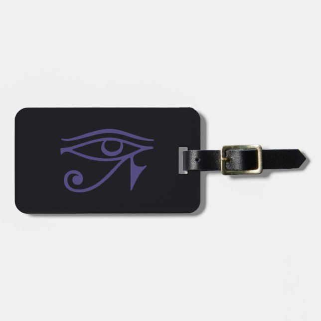 GOTH PRIDE FLAG LUGGAGE TAG (Front Horizontal)