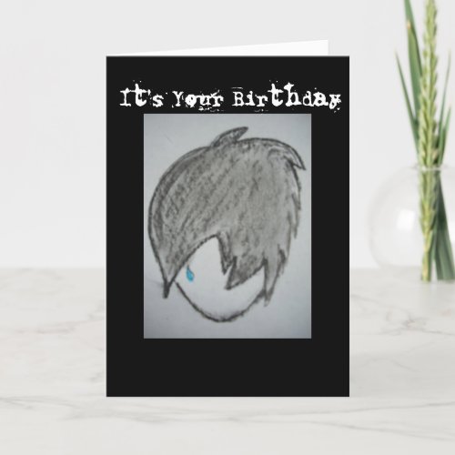 Goth Punk Birthday Card