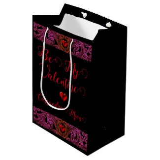 Goth Purple Ornament With Heart Personalized