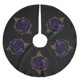 Goth Purple Rose 