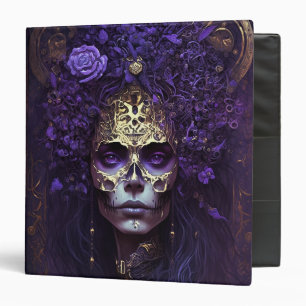 Goth Queen Fantasy Art 3 Ring Binder