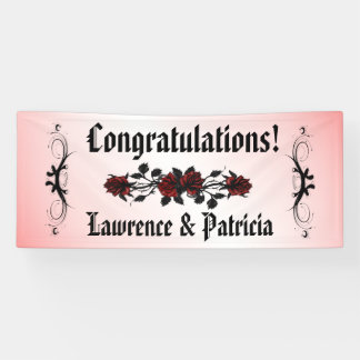 Goth Red Rose Banner