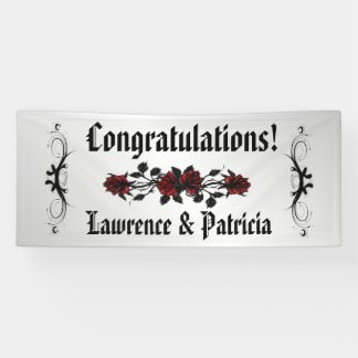 Goth Red Rose Banner