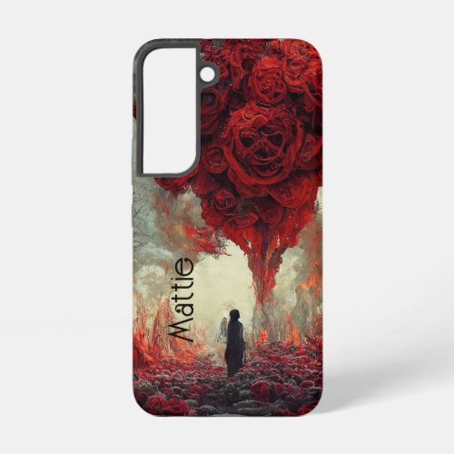 Goth Red Rose Filled Hell Samsung Galaxy S22 Case