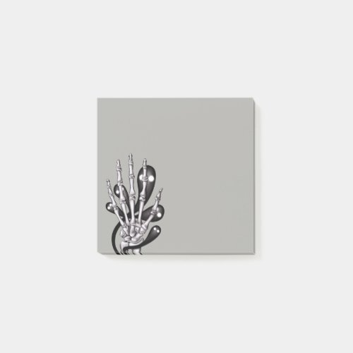 Goth Skeleton Hand Creepy Ghosts Post_it Notes