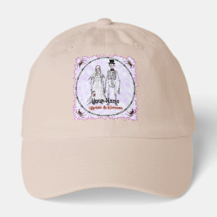 Goth Skeleton Wedding hats