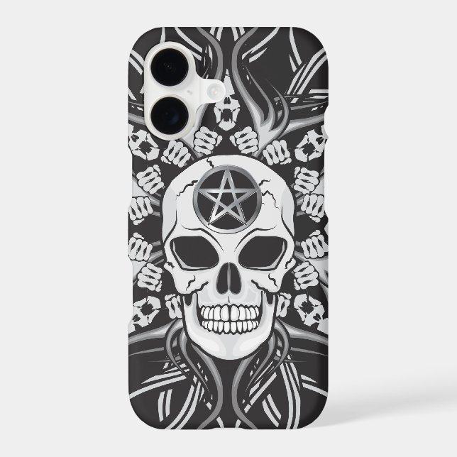 Goth Skull Iphone Case (Back)
