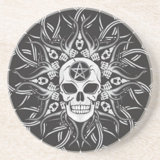 Goth Skull Sandstone Coaster