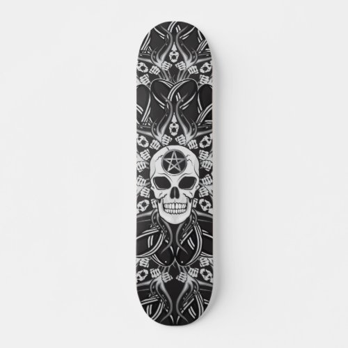 Goth Skull Skateboard