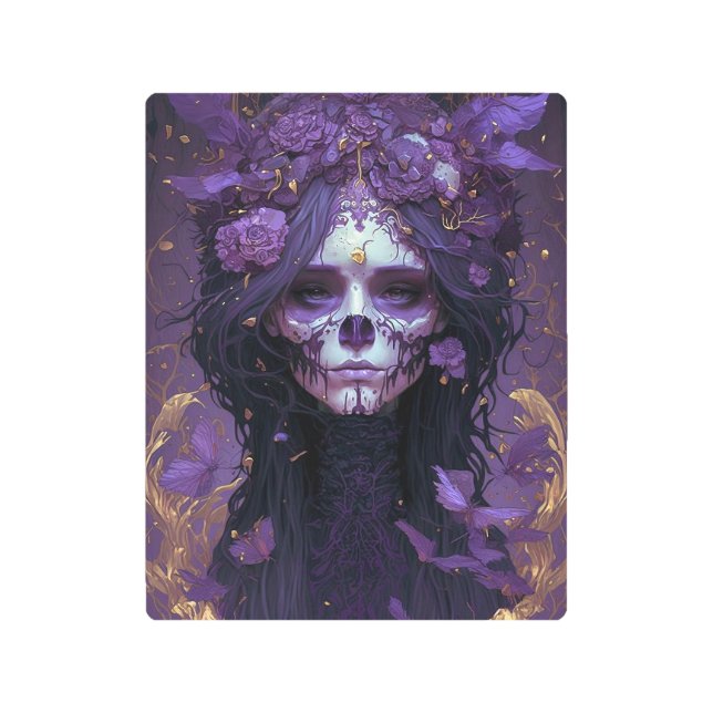 Goth Skull Woman Dark Fantasy Art (Front)