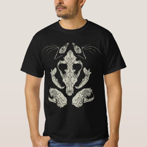Goth Skulls  Bones Vulture Culture Taxidermy Goth T_Shirt
