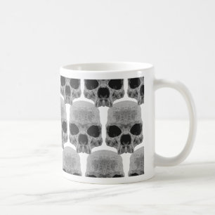 goth skulls coffee mug