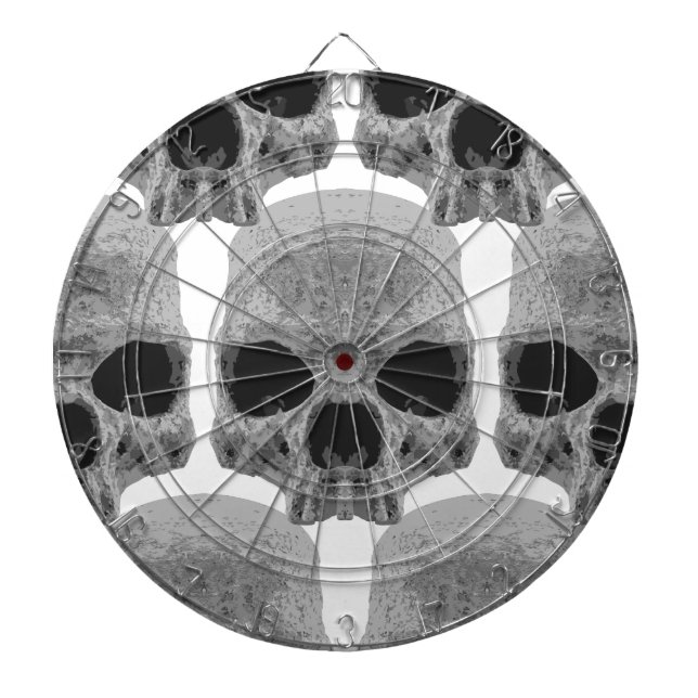 goth skulls dartboard (Front)