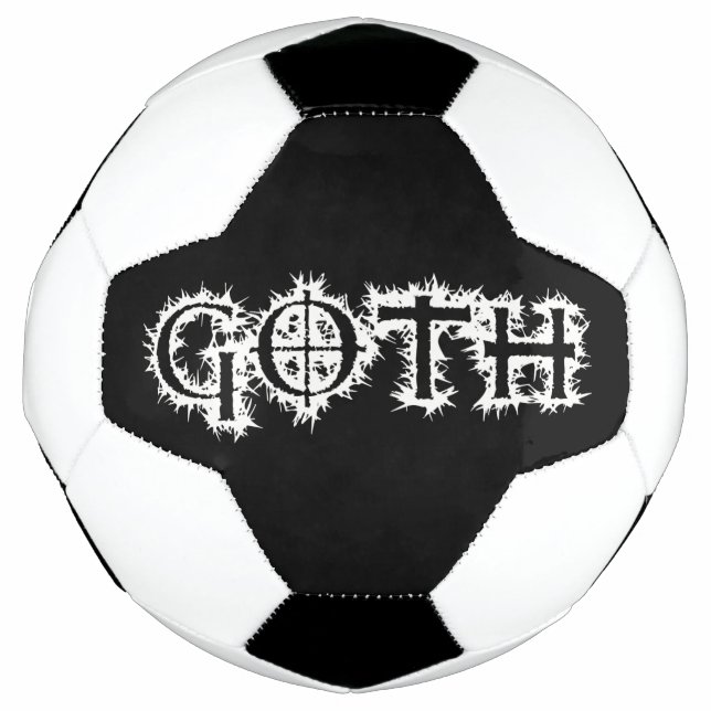 Goth Soccer Ball (Front)
